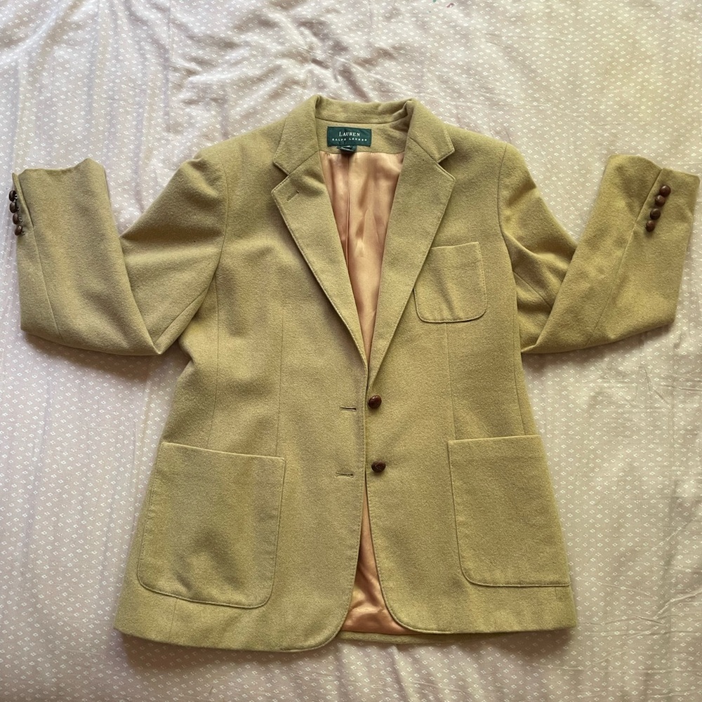 Ralph Lauren Camel Hair Blazer
